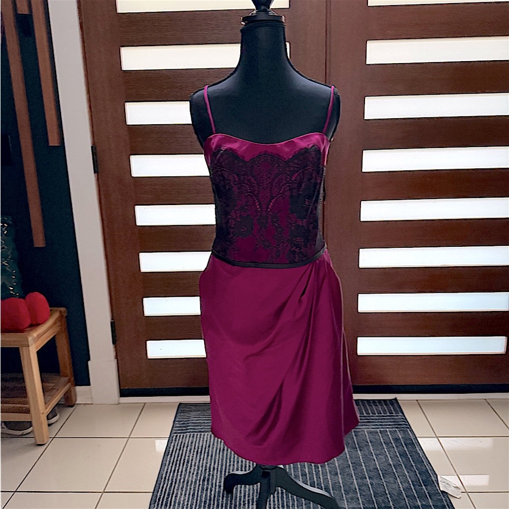 SORELLA VITA Purple and Black Dress